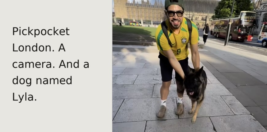 Brazilian and Dog Protect London’s Streets from Pickpockets
