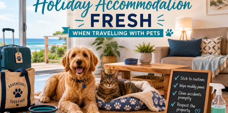 Keeping Holiday Accommodation Fresh When Travelling With Pets